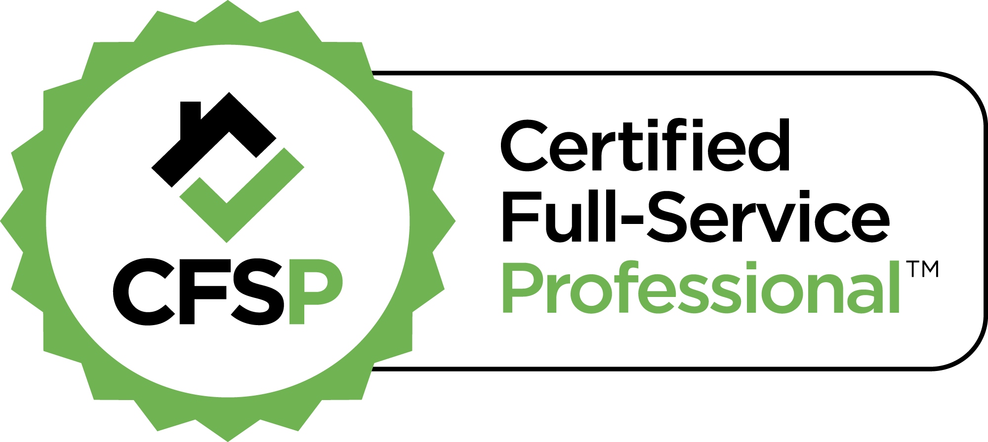 Certified Full-Service Professional seal